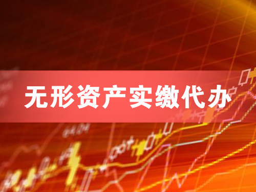 雅安无形资产实缴资本代办